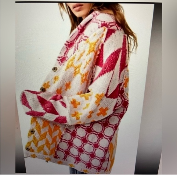 Free People Bright Optimistic Cardi - Picture 7 of 8